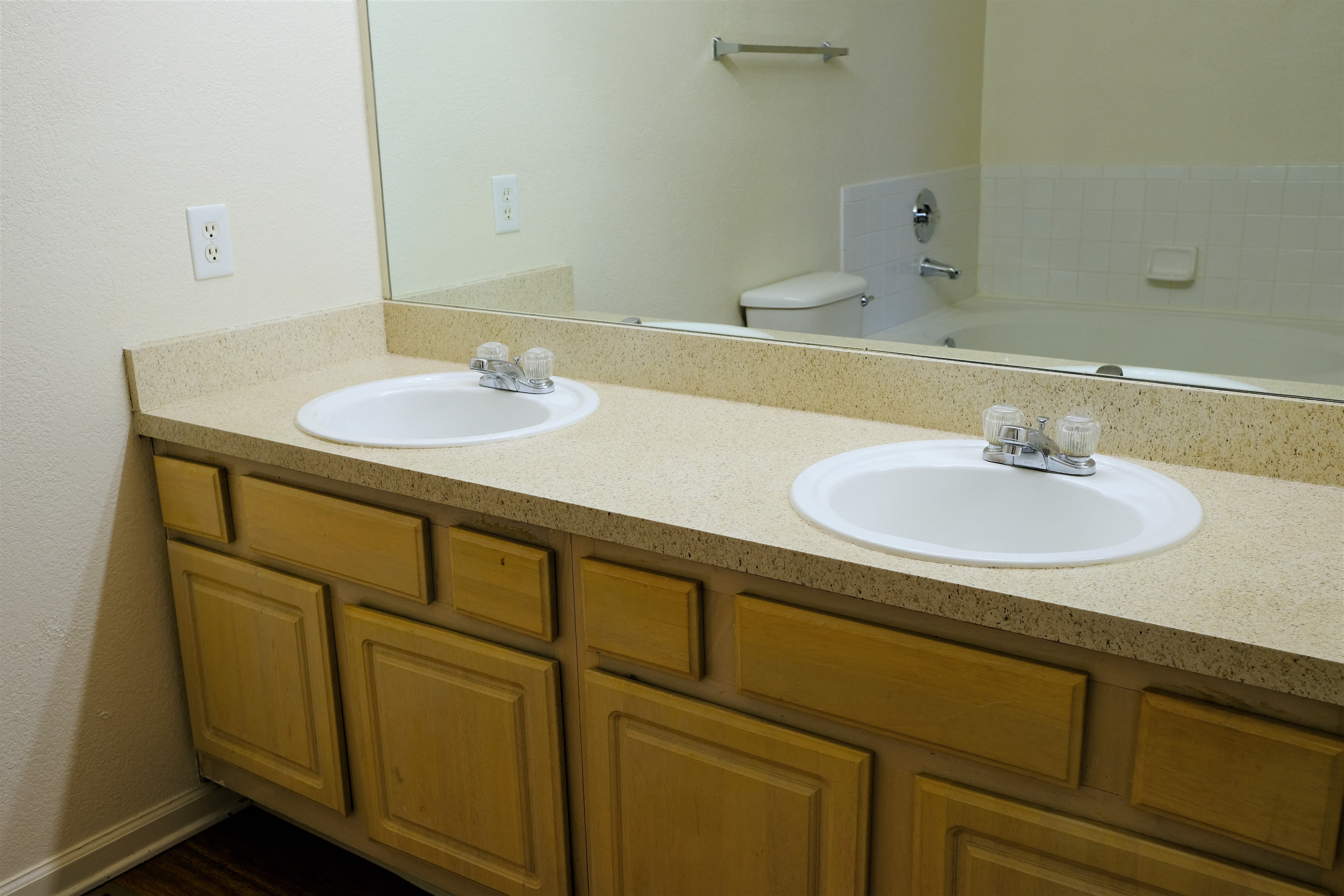 Unit Type C - Master bedroom bathroom with dual vanity